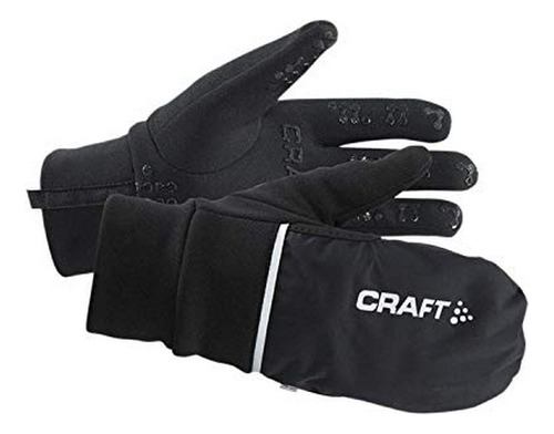 Craft Hybrid Weather - Guantes De Ciclismo 2 En 1, Talla M, 