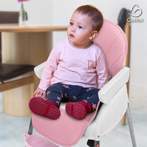 Silla De Bebé Para Comer 3 En 1 Rosa