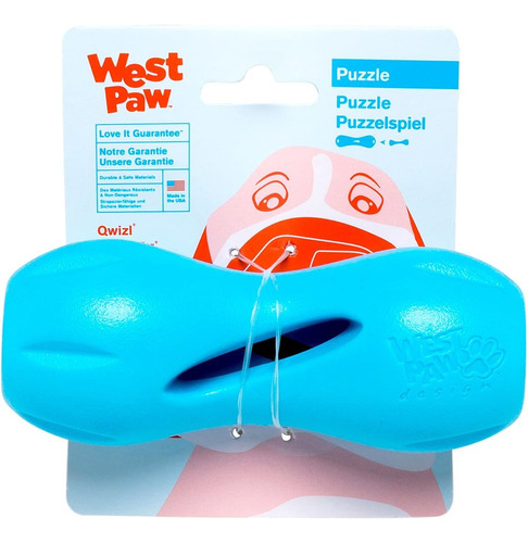 West Paw Design, Perro De Juguete Qwizl Aqua Small