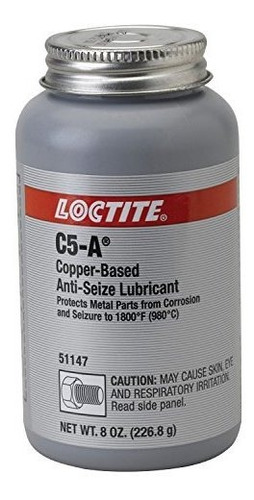 Antiadherente Cobre Loctite 51147, -30 A 1800°f, 8 Oz.