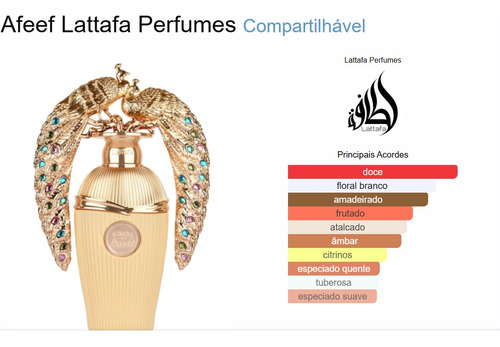Perfume Lattafa Afeef Eau De Parfum 100ml