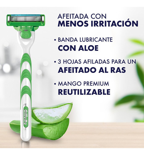 Cartuchos Para Gillette Mach3 Sensitive 8 Unidades