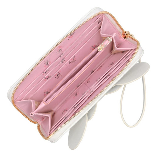 Cartera Para Mujer Minnie W Capsule Blanco Hbdonner22cw Diseño De La Tela Gráfico