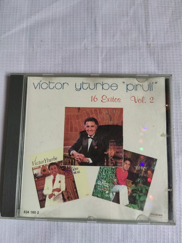 Víctor Yturbe Piruli 16 Éxitos Vol 2 Disco Compacto 