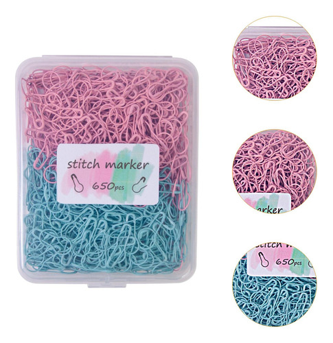 650 Piezas Marcadores De Puntada Pins De De Tejer Rosa