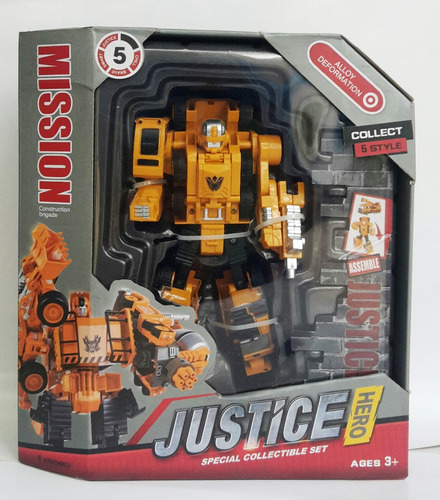 Transformers Hero 5 Modelo Robot - Escavadora
