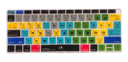 Teclado Atajos Premier Pro Cc Para Macbook Air A1932 A2179