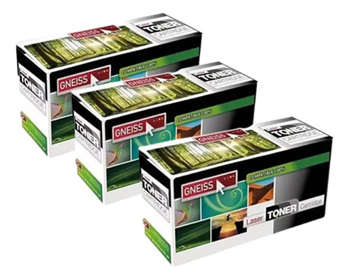 Imagen 5 de 9 de Pack X3 Toner Alternativo Para Brother Tn1060 1012 1212w
