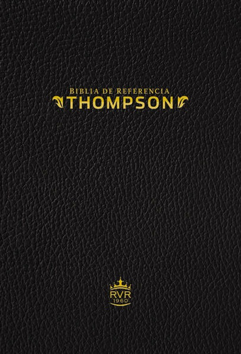Biblia Rvr60 Referencia Thompson Imitación Piel Negra