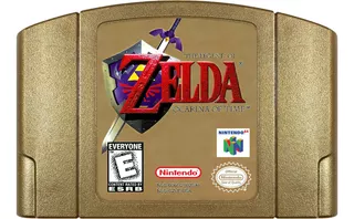 The Legend Of Zelda Ocarina Of Time N64 Físico Dorado