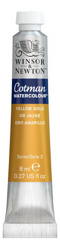 Aquarela Profissional Winsor & Newton Cotman 8ml Yellow Gold