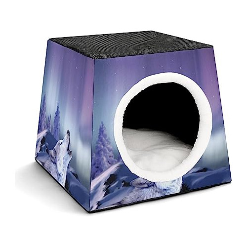 Arctic Aurora Wolf Capsule Pet Waterloo Foldable Dog Cat Hou