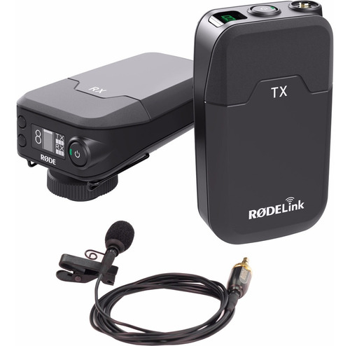 Rode Rodelink Microfono Inalambrico Corbatero Camara Recepto Color Negro