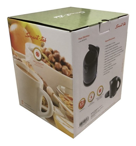 Pava Electrica Negra Jarra Corte Mate Cafe Hervidor Sd 1070
