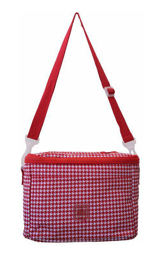 Bolsa Térmica 6 L Marmita Viagens Praia 6 Latas Vermelho