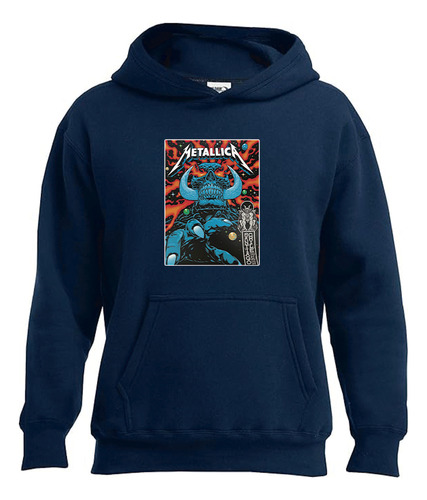 Sudadera Marino Capucha Unisex Metallica J524