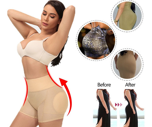 Bragas Acolchadas De Cadera Levantador De Glúteos Para Mujer