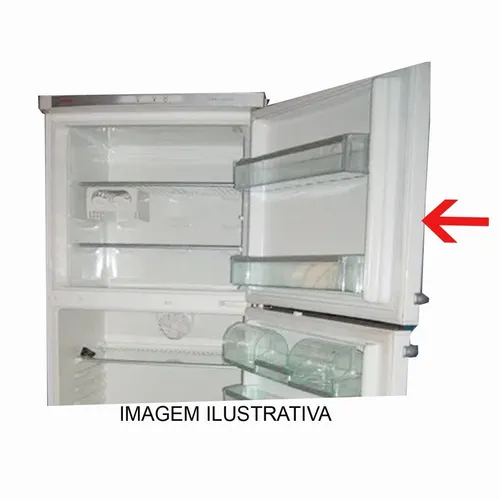 Porta Do Freezer Geladeira Bosch Glassline 47 Kit Completo