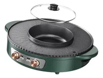 Comprar . Parrilla Eléctrica Y Olla De Cocción 2 En 1, Set Para