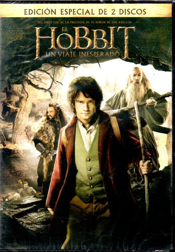 El Hobbit Un Viaje Inesperado (2 Dvd) - Orig. Cerr. - Mcbmi