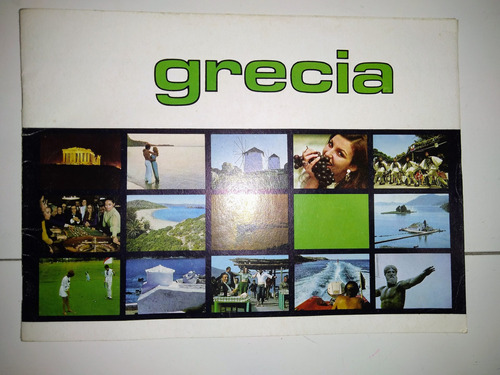 Revista Guía Turística Griega 1971. 41 Pag. Hecha En Grecia.