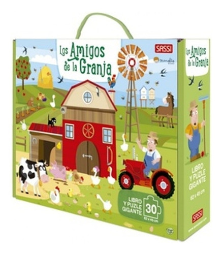 Mis Amigos De La Granja - Libro+puzzle Valijita Manolito Boo