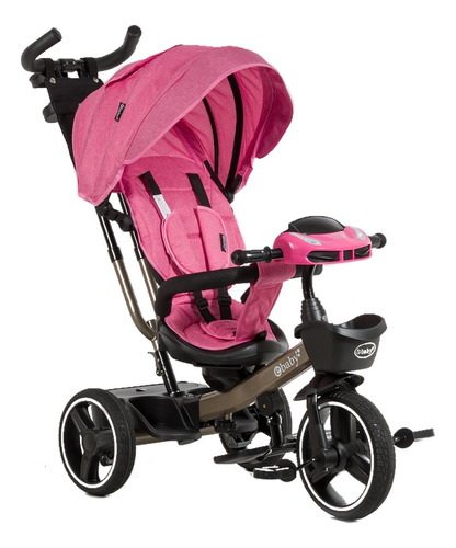 Triciclo Paseador Ebaby Puerto Usb. Luces Y Sonido