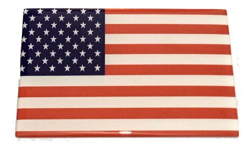Adesivo Resinado Da Bandeira Dos Estados Unidos Da América