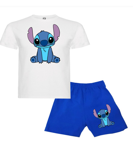 Pijama Corto Niños Algodon Stitch