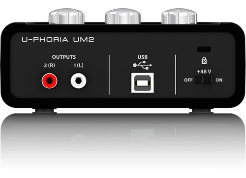 Imagen 4 de 8 de Placa De Audio Usb Behringer U-phoria Um2