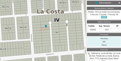 Imagen 2 de 4 de Venta De Terreno En La Lucila Del Mar