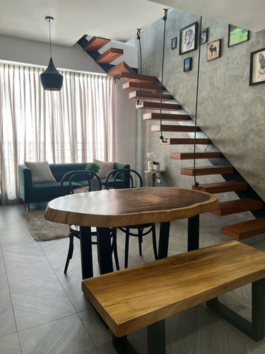 Apartamento Amueblado En Venta De 1 Habitacion Tipo Loft Con Estudio Y Terraza, Evaristo Morales