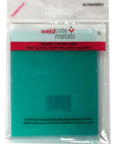 Weldcote Metals Lente De Cubierta Interior Ultraviewli Para