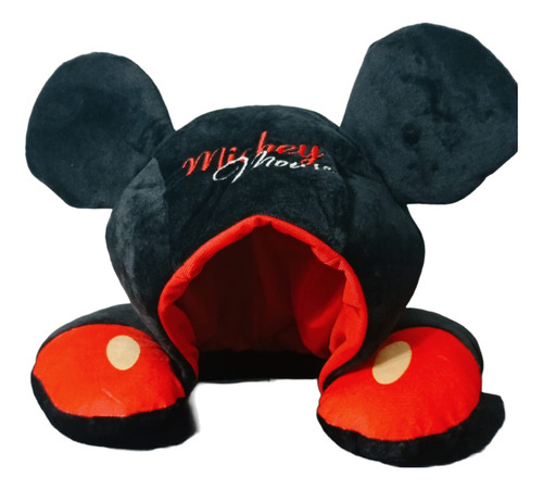 Gorro Mickey Mouse Original Disney Latino Disfraz Y Cuello 