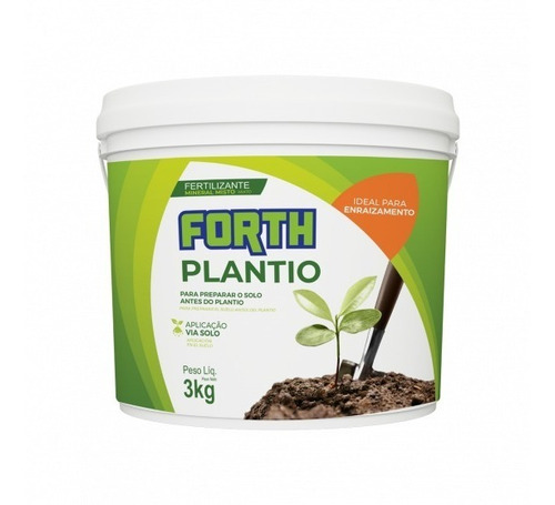 Forth Plantio 3kg - Fertilizante Preparo Solo Antes Plantio