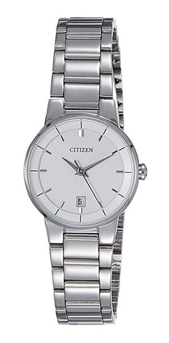 Eu6010-53a Reloj Citizen Cuarzo Plateado