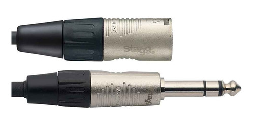 Cable Cannon Macho A Plug Stereo 6mm 6 Metros Stagg Envios