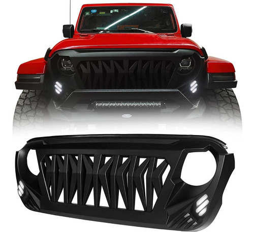 Máscara Frontal Jeep Wrangler  2008-2018 Estilo Enojado