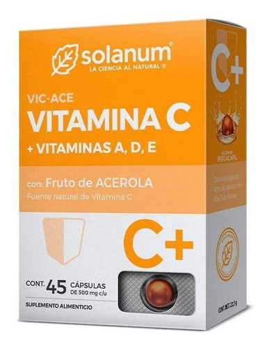 Suplemento En Cápsulas Solanum Pharma En Caja 45 Un