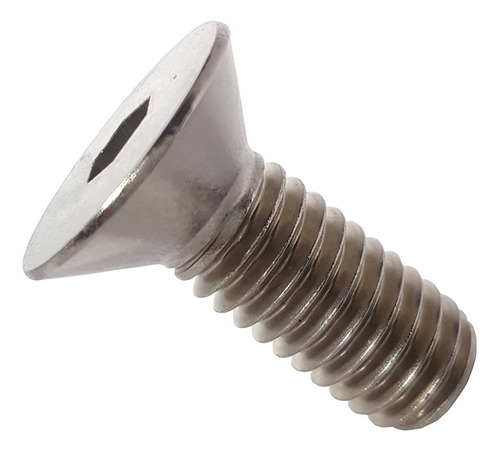 Tornillo Cabeza Plana Llave Allen Acero Inoxidable Rosca