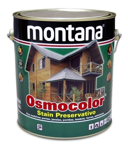 Verniz Stain Madeira Cor Ipê 3,6lts Osmocolor Montana