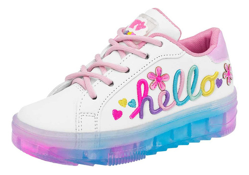 Tenis Casual Niña Miss Pink Hello Blanco 15-21 D4