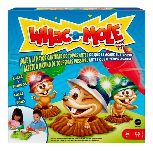 Whac-a-mole Juego De Mesa Mattel