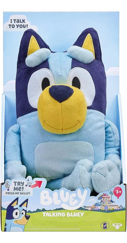 Peluche Animado Interactivo Bluey Dance And Play De 30 Cm .