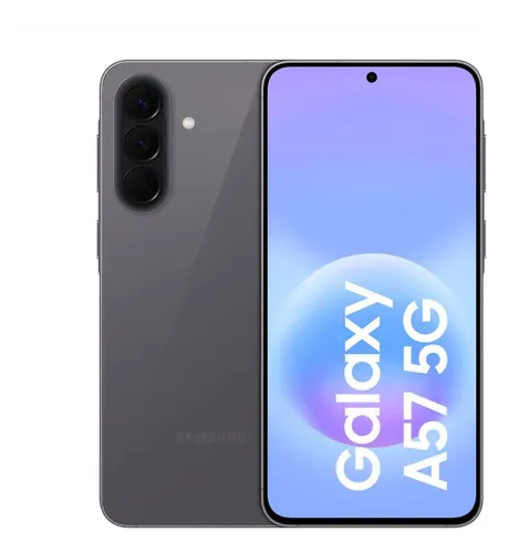 Celular Samsung Galaxy A57 5G 256GB, 8GB RAM, Recursos AI - Cinza