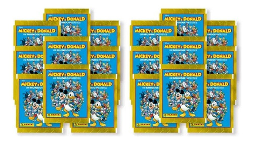 Kit 50 Envelopes Mickey E Donald Um Mundo Fantástico