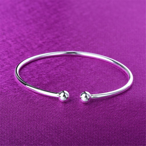 Yy 2 De Brazalete De Plata Abiertos Brazaletes Brazaletes