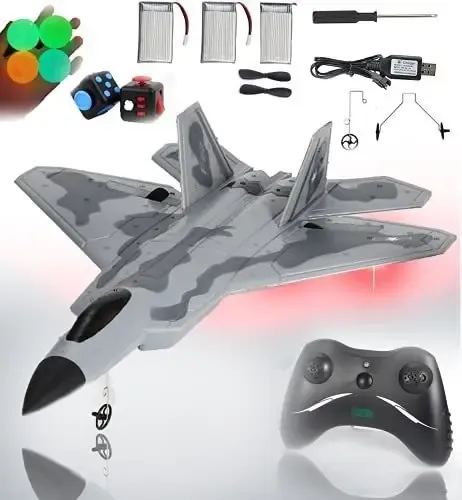 Avión RC,Planeador de avión de control remoto 2.4G listo para volar,2 Avión RC,Planeador de avión de control remoto 2.4G listo para volar,2