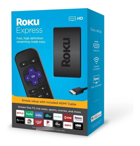 Roku Express Tv Hd Streaming Netflix Youtube Smart Tv