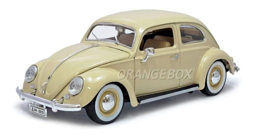 Miniatura Volkswagen Fusca 1955 1:18 Bburago